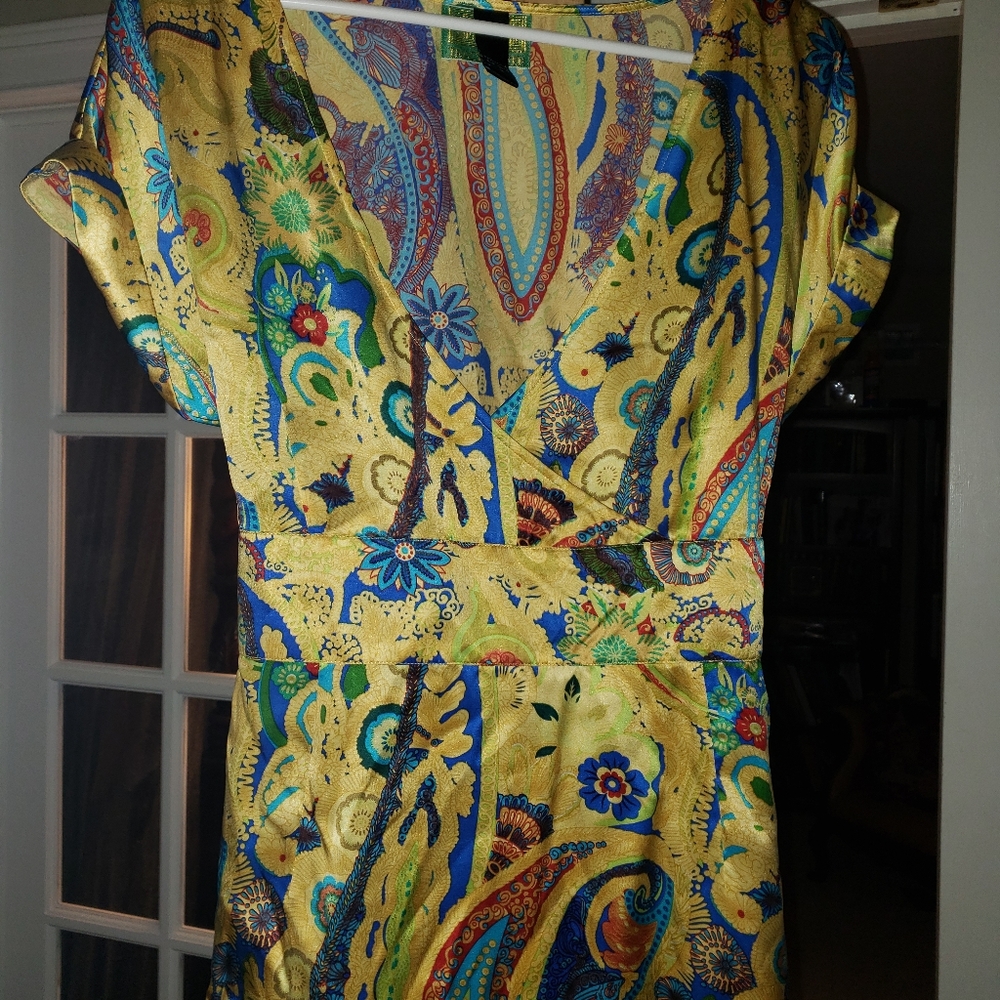 Gorgeous Tracy Porter silk wrap blouse